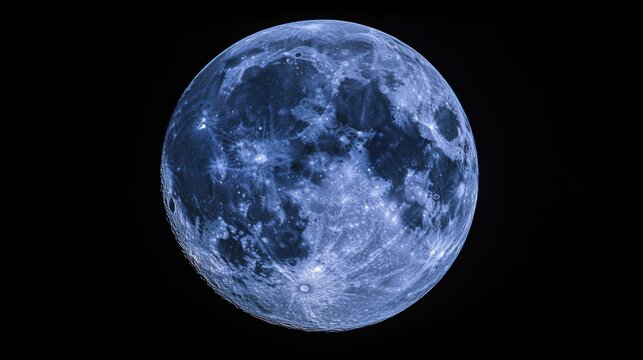 Planet Moon in outer space