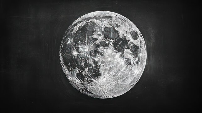 PNG Moon of etching moon blackboard astronomy