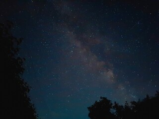 starry night sky © Mvksim