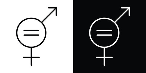 Gender equality icon © Ro