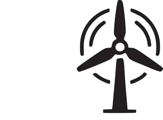  Wind Turbine Renewable Energy Generation Icon © Mustafa