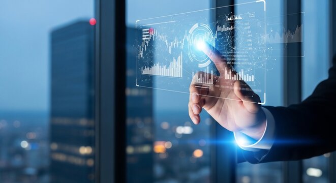 Digital Dawn: Where the Hand of Innovation Meets the Future's Light.