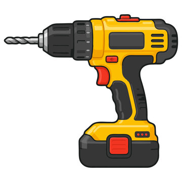 Cordless power drill for drilling and fastening in construction projects