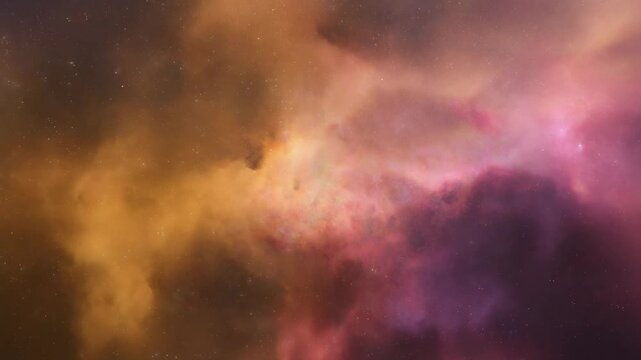 Vibrant Cosmic Nebula 4K Generative AI