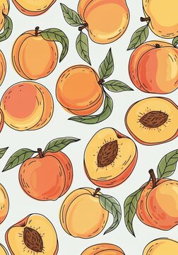 Sun-Kissed Harvest, a digital painting's gentle strokes capture summer's sweetest blush.
