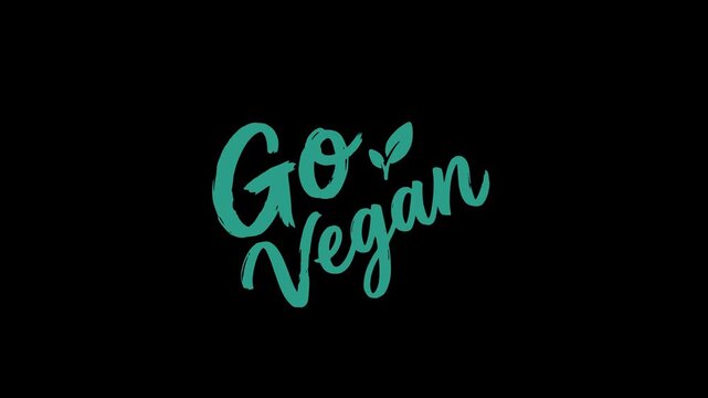 go vegan healthy lifestyle nature organic healthy lifestyle animation HD 4K