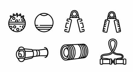 Fototapeta premium Hand drawn icons of time measurement tools