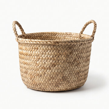 empty wicker basket