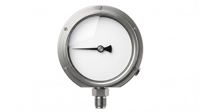 Industrial pressure gauge for measuring fluid and gas systems