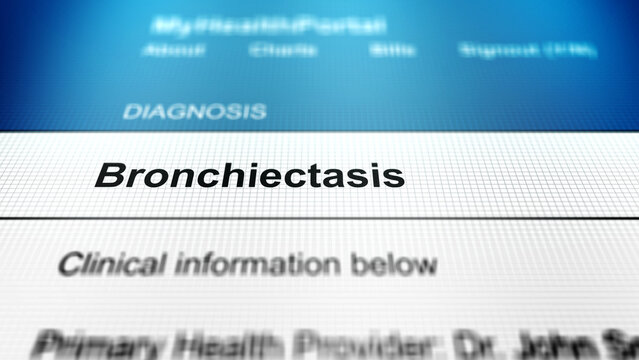  Generic Health Portal with Cough Sickness - Bronchiectasis