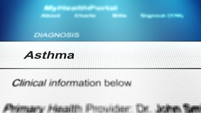  Generic Health Portal with Cough Sickness - Asthma