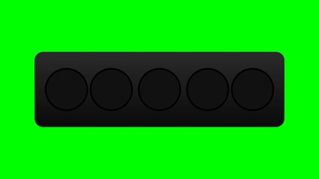 start light finish race motor racing car race race animation green screen start light