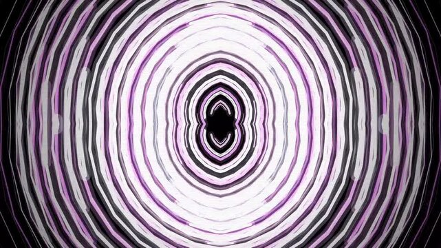 Abstract geometric purple concentric circles suitable for background design or digital art projects with symmetrical rhythmic visuals. Great for wallpapers.