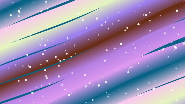 Abstract digital background with colorful gradient stripes and glitter particles. Suitable for backgrounds, wallpapers, banners, and digital design projects.
