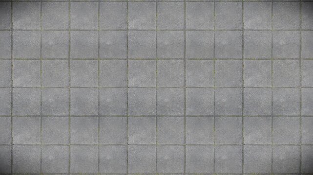 Dark grey paving stones create a rough textured seamless loop background.
