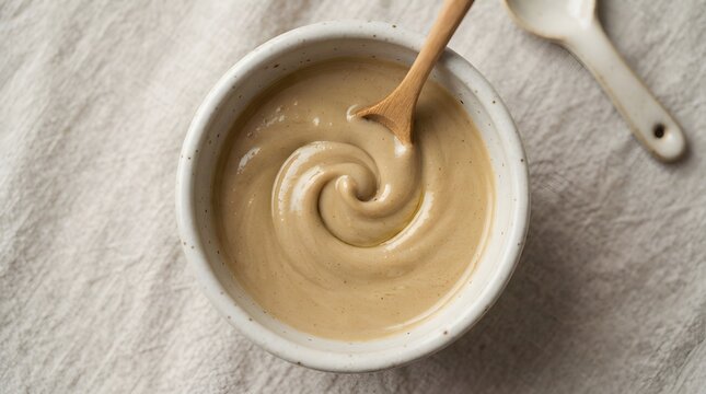 Smooth Tahini Swirl