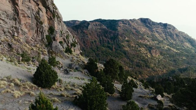 Revealing the volcanic landscape of Nevado de Colima National Park in Mexico