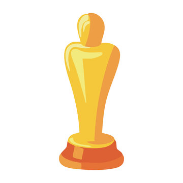 Golden Award Trophy Statue