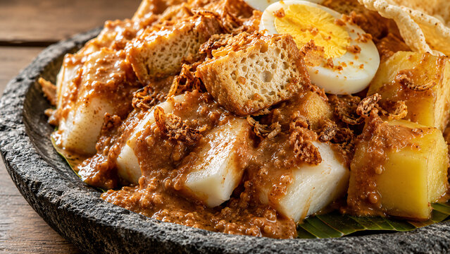 Traditional Doclang Bogor West Java Food