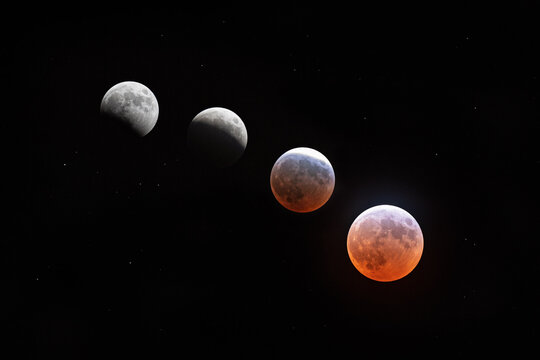 Lunar Eclipse Mosaic