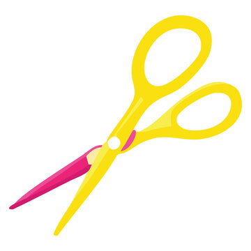Hair Scissors Illustration Icon