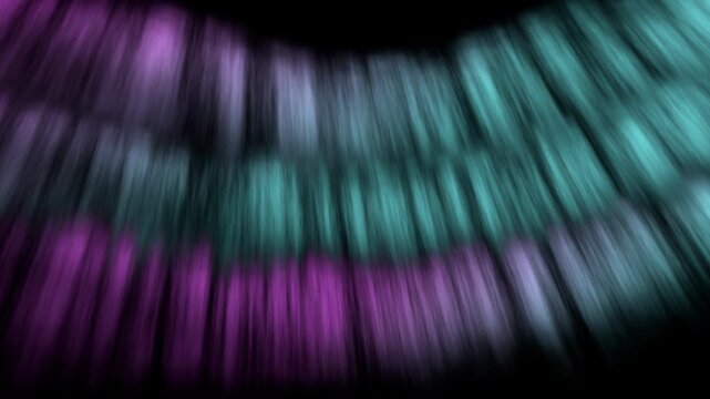 Aurora Flow - pink magenta northern lights curtains dancing in polar sky, seamless loop 4K abstract background