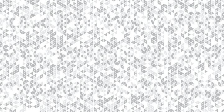 Abstract white and grey geometric triangle pattern background vector illustration for modern banner, technology backdrop, and cover design