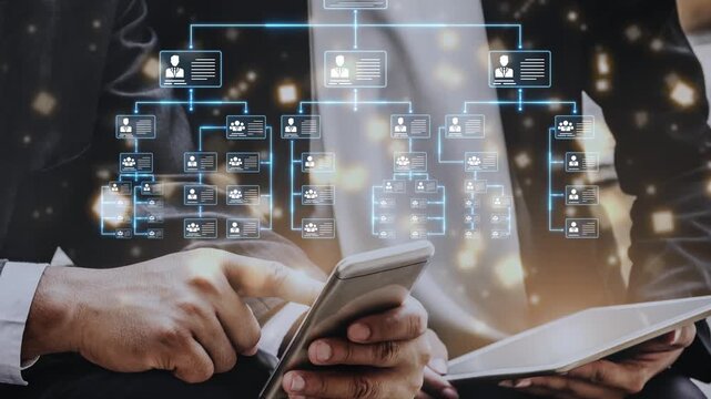 Corporate org chart and team structure show hierarchy, team, and structure for clear organization, management, and operational planning Marrow