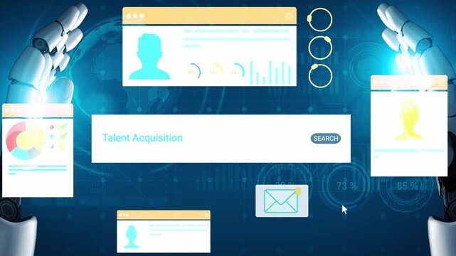 Futuristic Robotic Interface for Talent Acquisition with Analytics and Profiles, Data Visualization, and Email Notifications. Entropy.