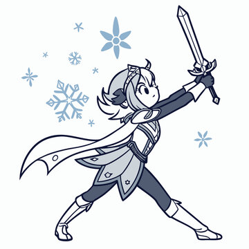 Ice Crystal Eula