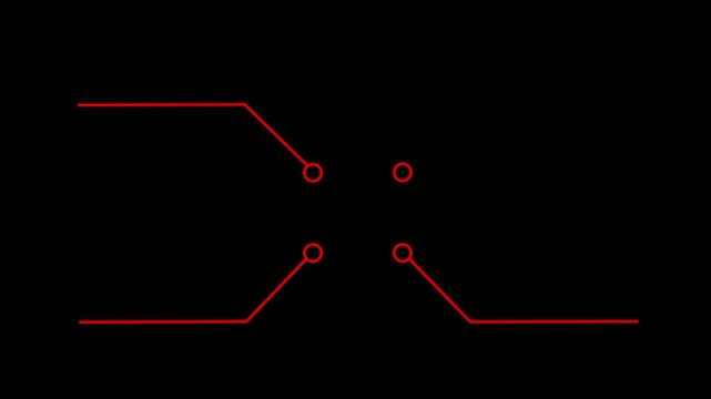 Network Connection, Hub, Social Network Isolated Flat Line Icon. molecule icon. compound of molecular structures PNG Alpha.Concept of Data Cables Transferring Information. 4k animation.