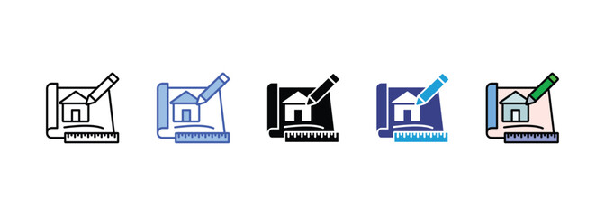 Fototapeta premium Blueprint