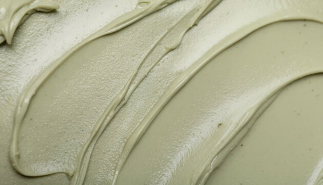 Creamy Pistachio Green Texture Background Close Up