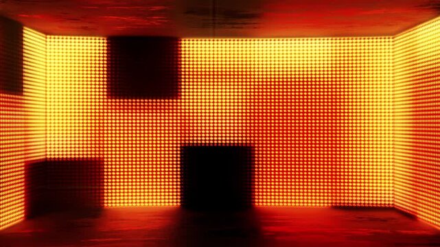 Crimson LED Tunnel Show Stage Visual Loop