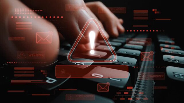 Password security breach warning with red asterisk box, cybersecurity alert, lock icons, and critical vulnerability signals in digital system access Marrow