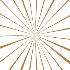 Obraz premium Gold Hand Drawn Sunburst Rays Illustration Vintage Retro Radiating Background Vector Style