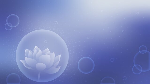 10K Ultra HD Radiant Translucent Lotus Flower Background, Mindfulness and Wellness Concept, 300 DPI
