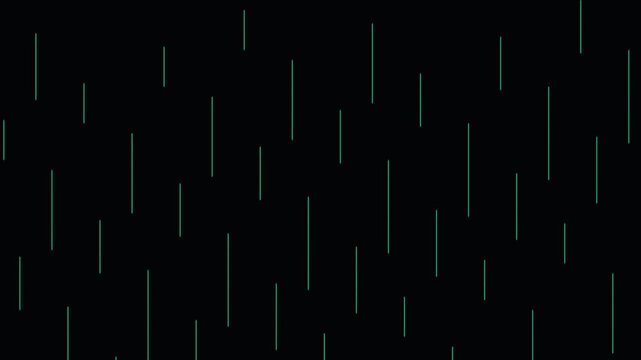 Digital Matrix Energy Rain Stream - Cyber Block Code Loop