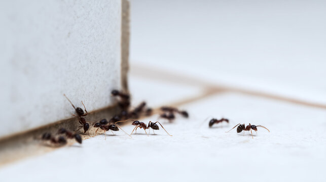 ants on the ground