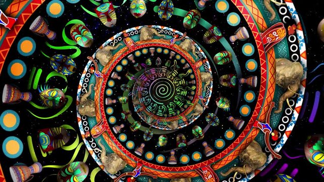 Infinite African Ornaments