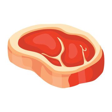 Tenderloin Beef Steak Illustration