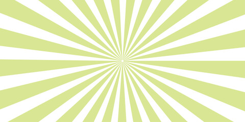 Fototapeta premium Green Sunburst Background