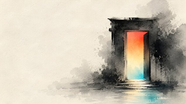 新しい可能性を表現したポップな水墨画