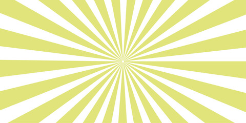 Fototapeta premium A vibrant yellow sunburst pattern creates a dynamic and energetic visual effect, ideal for graphic design and backgrounds