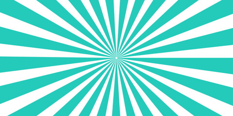 A vibrant turquoise and white radial burst pattern creates a dynamic and energetic visual effect, perfect for design projects seeking a striking background. © Mafuza Studio
