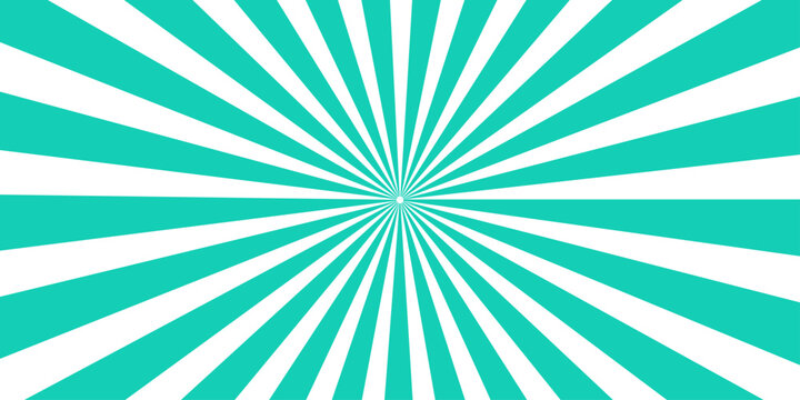 A captivating visual composed of radiating lines in teal and white, creating a dynamic burst of energy.