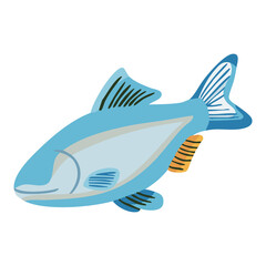 Obraz premium Fish Illustration Icon