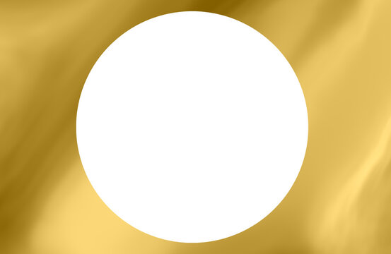 Luxury Gold Circle Frame Design Element PNG Isolated on Transparent Background
