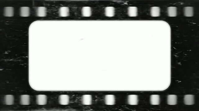 Film Strip with Vintage Cinematic Frame for Creative Projects