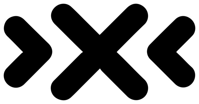 Solid black filled icon of xml markup tags structure with icon representing depicts solid programming development scripting language template